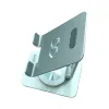 The multi-functional metal desktop support stand is suitable for various mobile phones. It is a simple and portable silver stand support Item Picture